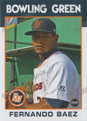 2016 Bowling Green Hot Rods Fernando Baez