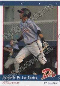 2011 Danville Braves Fernando De Los Santos
