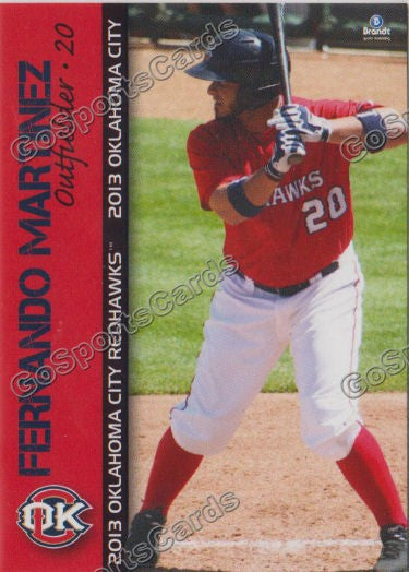 2013 Oklahoma City RedHawks Fernando Martinez