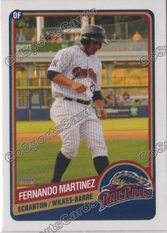 2013 Scranton Wilkes Barre RailRiders Fernando Martinez
