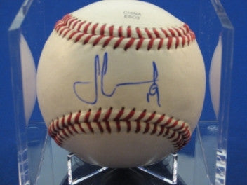 Fernando Martinez signed Baseball Auto