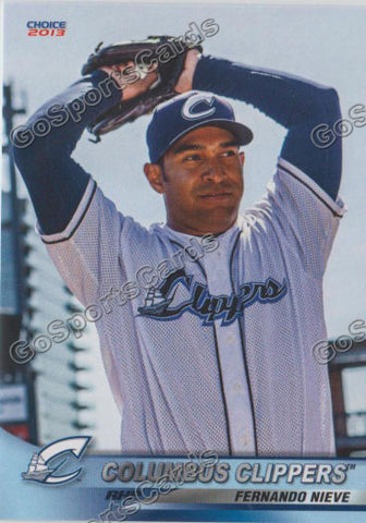 2013 Columbus Clippers Fernando Nieve