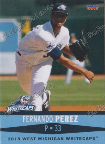 2015 West Michigan Whitecaps Fernando Perez
