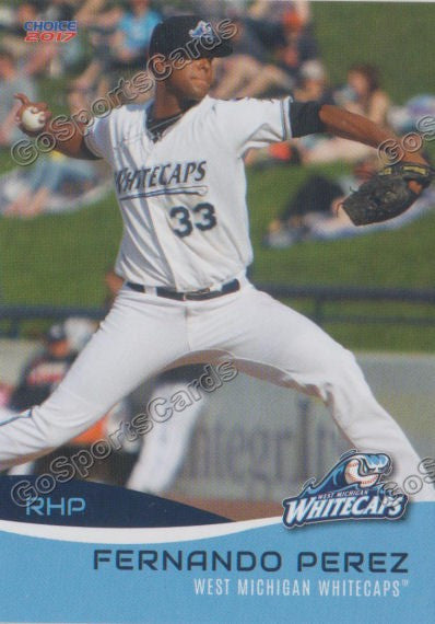 2017 West Michigan Whitecaps Fernando Perez