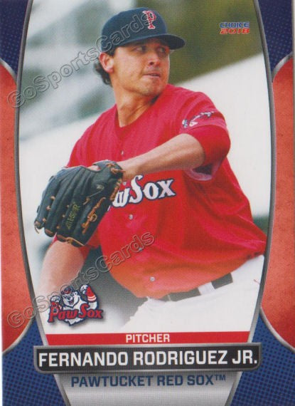 2018 Pawtucket Red Sox Fernando Rodriguez Jr