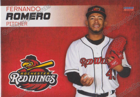 2018 Rochester Red Wings Fernando Romero