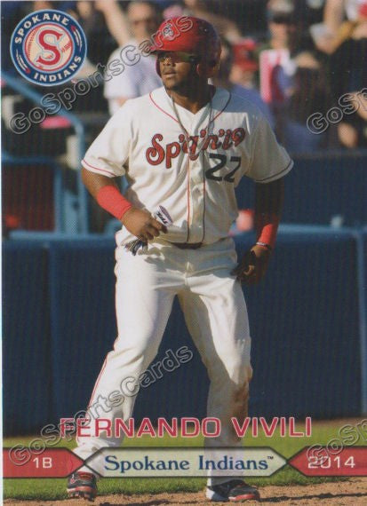2014 Spokane Indians Fernando Vivili