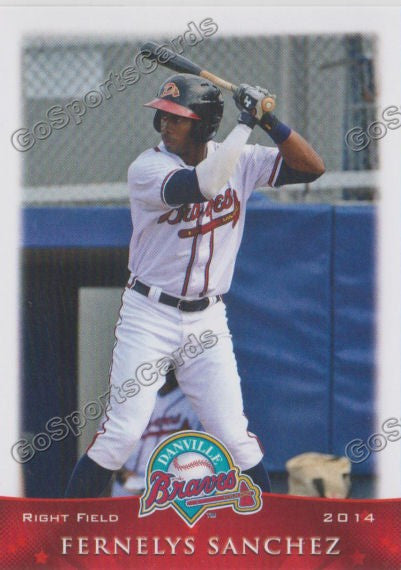 2014 Danville Braves Fernelys Sanchez