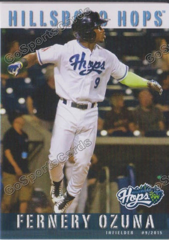 2015 Hillsboro Hops Fernery Ozuna