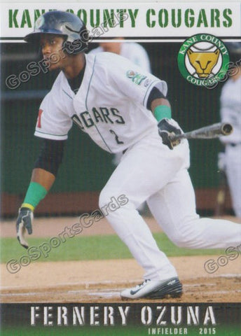 2015 Kane County Cougars Fernery Ozuna