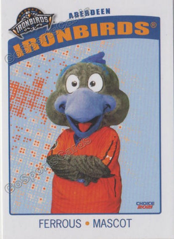 2021 Aberdeen Ironbirds Ferrous Mascot