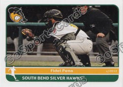 2012 South Bend Silver Hawks Fidel Pena