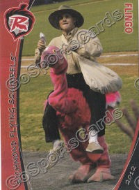 2012 Richmond Flying Squirrels Flingo Mascot