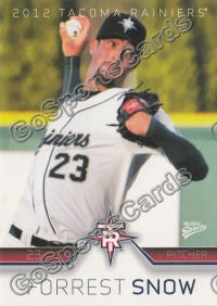 2012 Tacoma Rainiers Forrest Snow