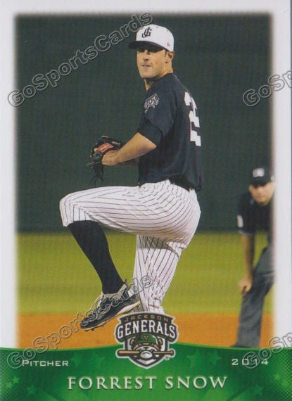 2014 Jackson Generals Forrest Snow