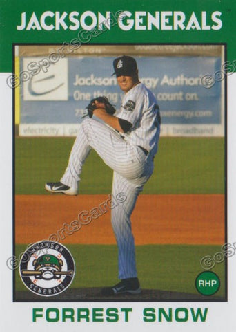 2016 Jackson Generals Forrest Snow