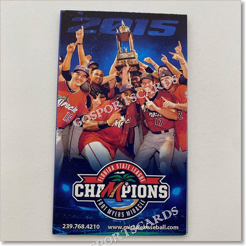 2015 Fort Myers Miracle Pocket Schedule
