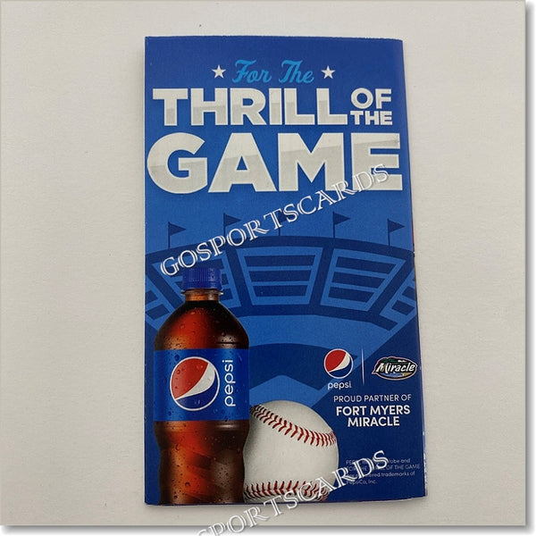 2016 Fort Myers Miracle Pocket Schedule