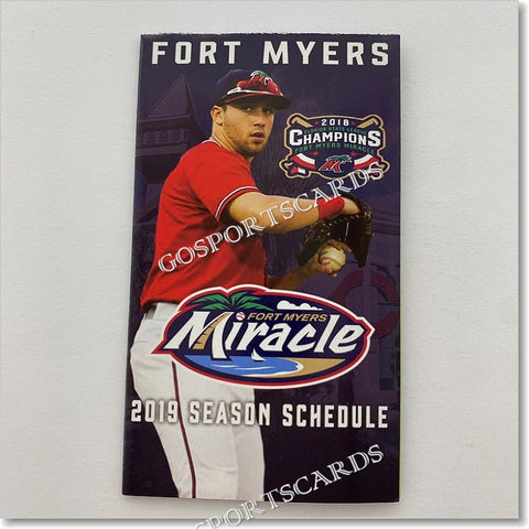 2019 Fort Myers Miracle Pocket Schedule