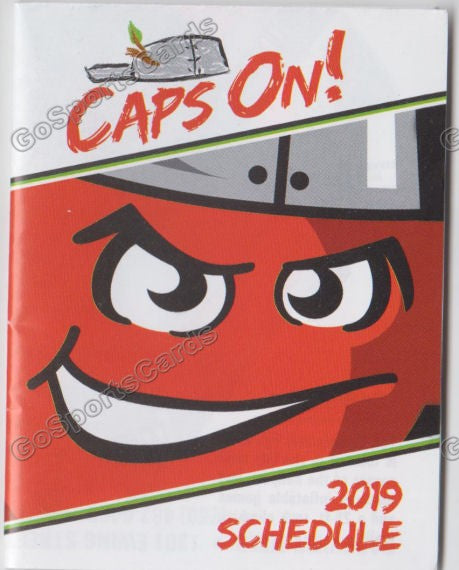 2019 Fort Wayne TinCaps Pocket Schedule