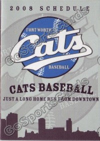 2008 Fortworth Cats Pocket Schedule