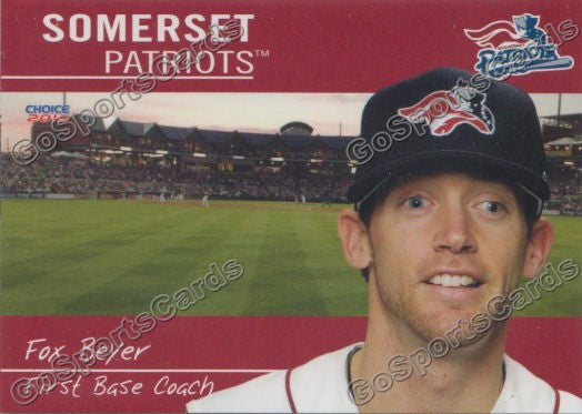 2013 Somerset Patriots Fox Beyer