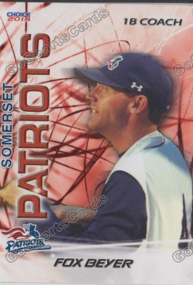 2014 Somerset Patriots Fox Beyer