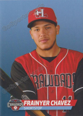 2019 Hickory Crawdads Frainyer Chavez