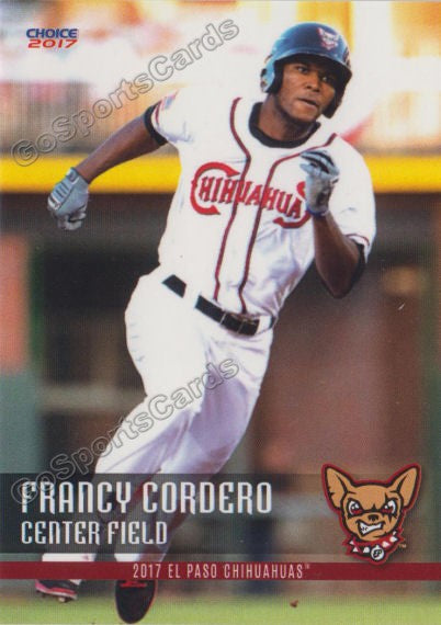 2017 El Paso Chihuahuas Franchy Cordero