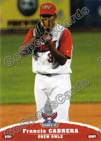 2007 Orem Owlz Francis Cabrera