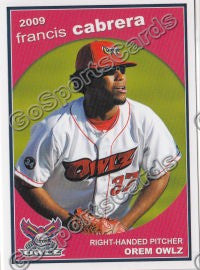 2009 Orem Owlz Francis Cabrera