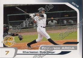 2012 Charleston Riverdogs Francisco Arcia