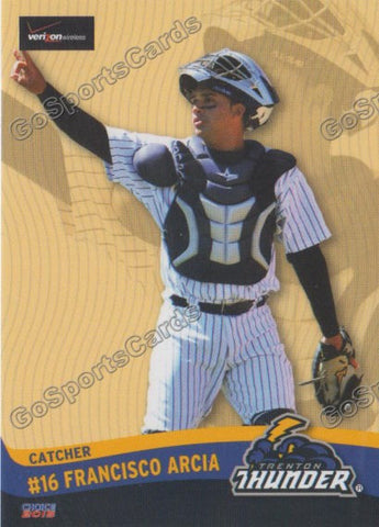 2015 Trenton Thunder Francisco Arcia
