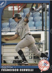 2007 Tampa Yankees Francisco Cervelli