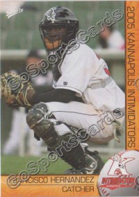 2005 Kannapolis Intimidators Francisco Hernandez