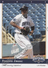 2011 Lake County Captains Francisco Jimenez