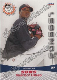 2011 Hagerstown Suns Legends Francisco Liriano