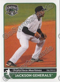 2012 Jackson Generals Francisco Martinez