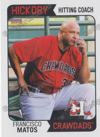 2015 Hickory Crawdads Francisco Matos