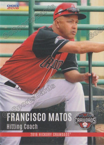 2016 Hickory Crawdads 2nd Francisco Matos
