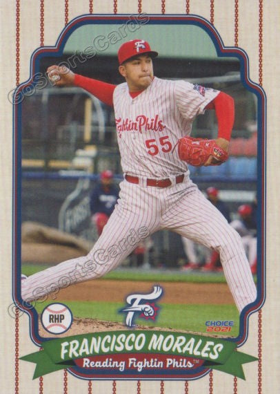 2021 Reading Fightin Phils Francisco Morales