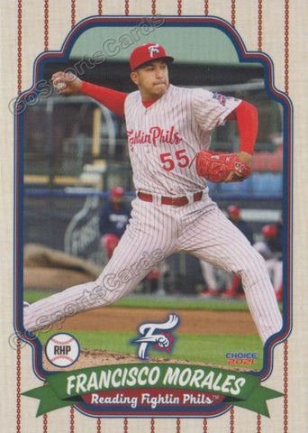 2021 Reading Fightin Phils Francisco Morales