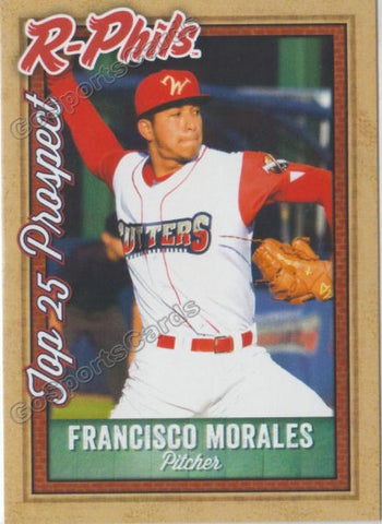 2019 Reading Fightin Phils Top 25 Prospect Francisco Morales