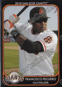 2010 San Jose Giants Francisco Peguero