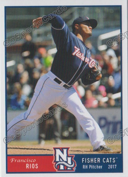 2017 New Hampshire Fisher Cats Francisco Rios