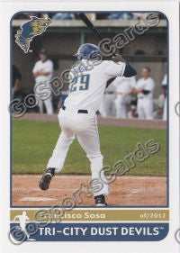 2012 Tri City Dust Devils Francisco Sosa