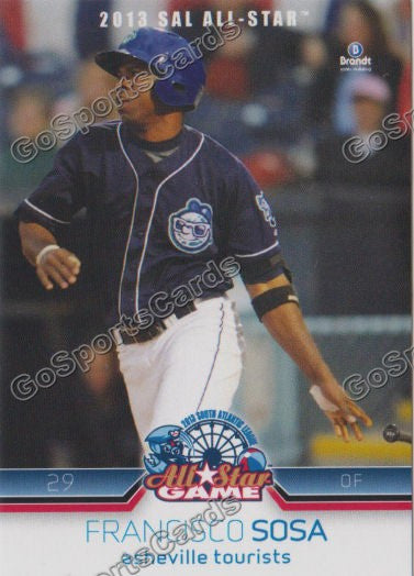2013 South Atlantic League All Star SAL SD Francisco Sosa