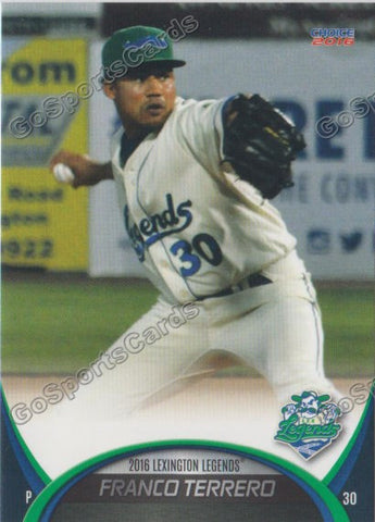 2016 Lexington Legends Franco Terrero