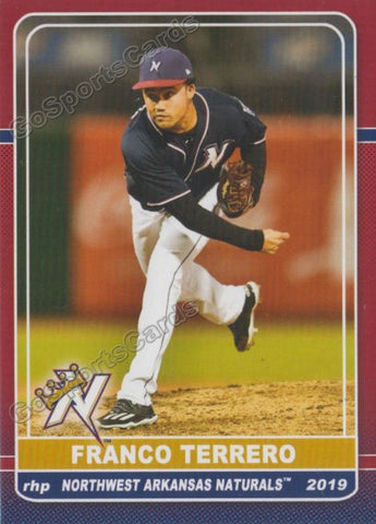 2019 Northwest Arkansas Naturals Franco Terrero