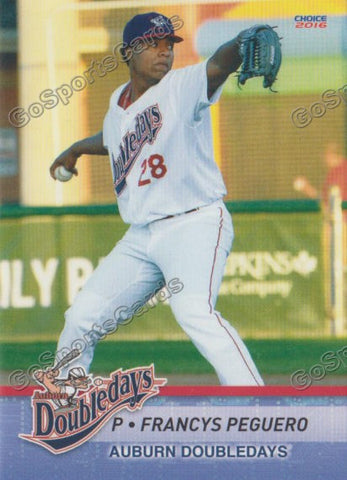 2016 Auburn Doubledays Francys Peguero